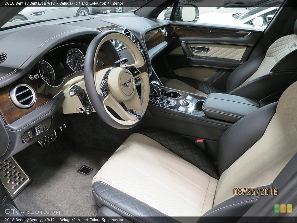 Beluga/Portland Colour Split Interior Photo for the 2018 Bentley Bentayga W12 #129043464