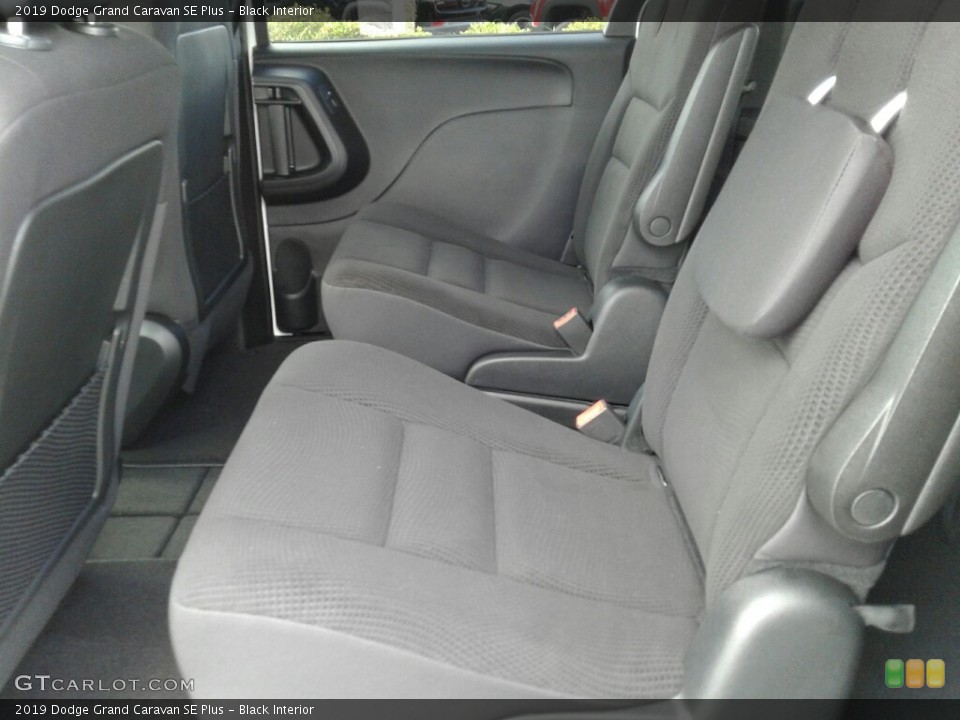 Black Interior Rear Seat for the 2019 Dodge Grand Caravan SE Plus #129052861
