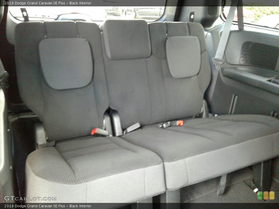 Black Interior Rear Seat for the 2019 Dodge Grand Caravan SE Plus #129052873
