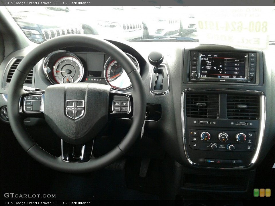 Black Interior Dashboard for the 2019 Dodge Grand Caravan SE Plus #129052930