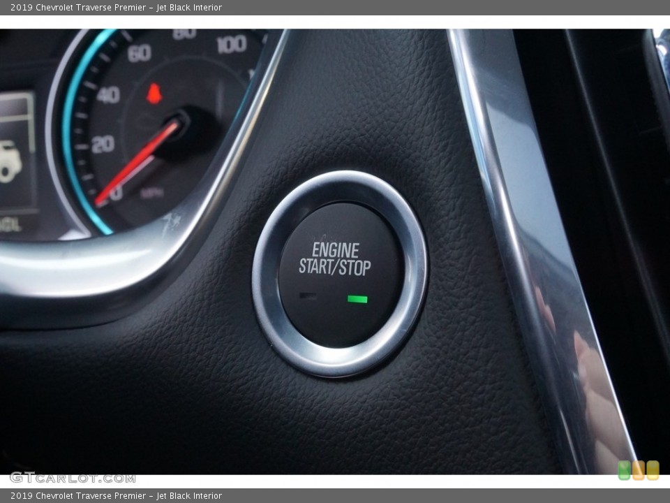 Jet Black Interior Controls for the 2019 Chevrolet Traverse Premier #129068455
