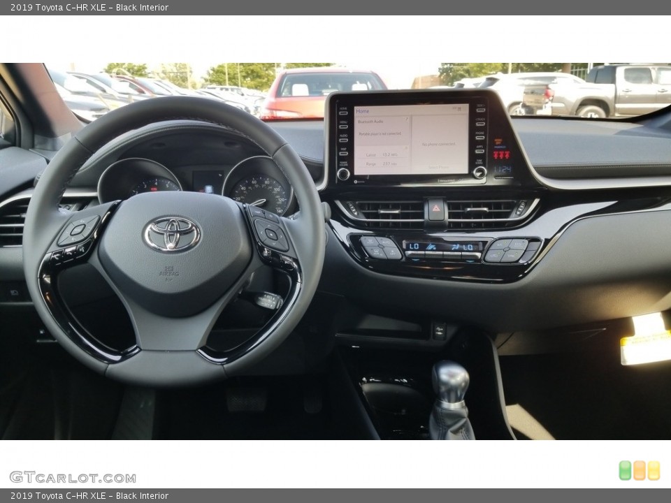 Black Interior Dashboard for the 2019 Toyota C-HR XLE #129071115