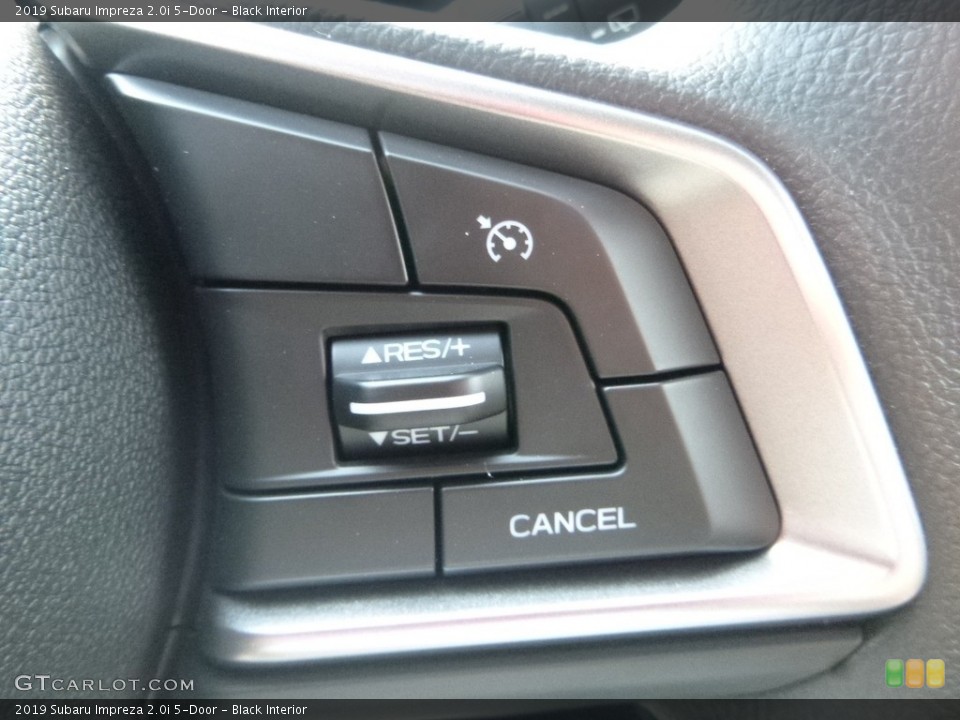 Black Interior Steering Wheel for the 2019 Subaru Impreza 2.0i 5-Door #129076740