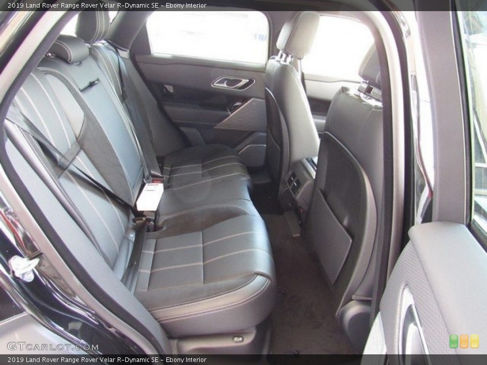 Ebony Interior Rear Seat for the 2019 Land Rover Range Rover Velar R-Dynamic SE #129077181