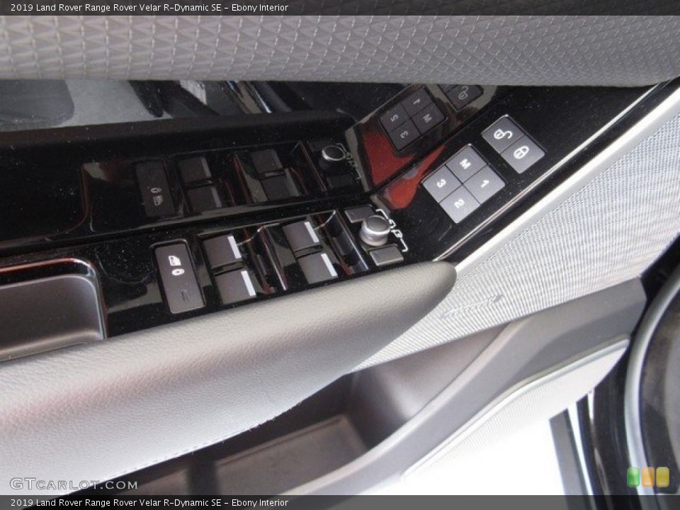 Ebony Interior Controls for the 2019 Land Rover Range Rover Velar R-Dynamic SE #129077280