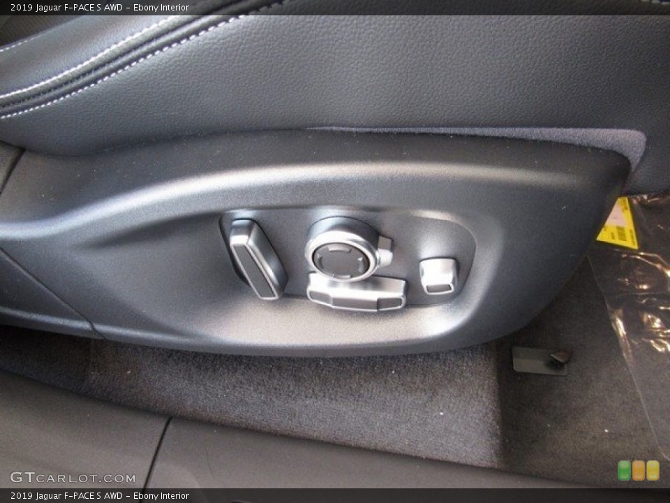 Ebony Interior Controls for the 2019 Jaguar F-PACE S AWD #129077955
