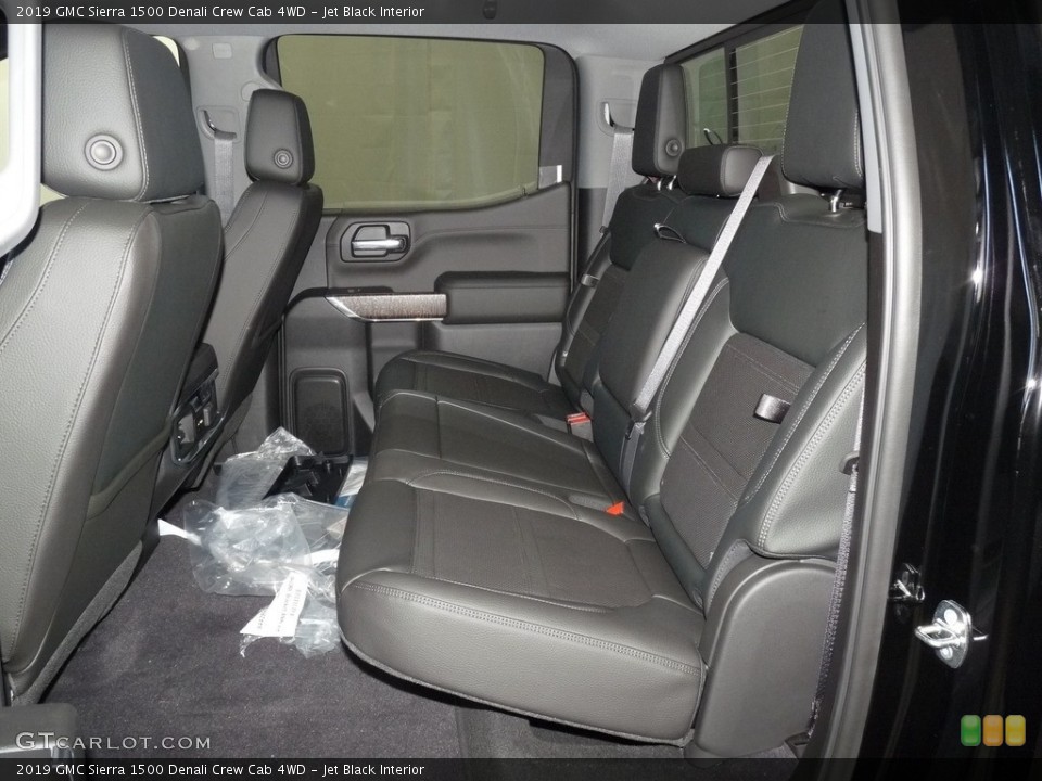 Jet Black Interior Rear Seat for the 2019 GMC Sierra 1500 Denali Crew Cab 4WD #129077964