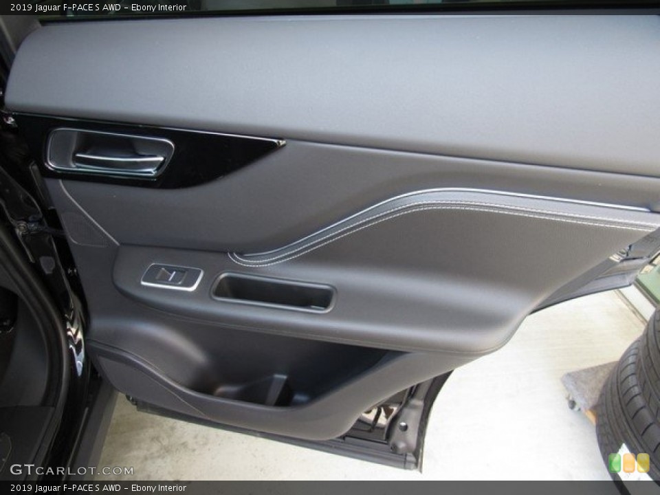 Ebony Interior Door Panel for the 2019 Jaguar F-PACE S AWD #129078004