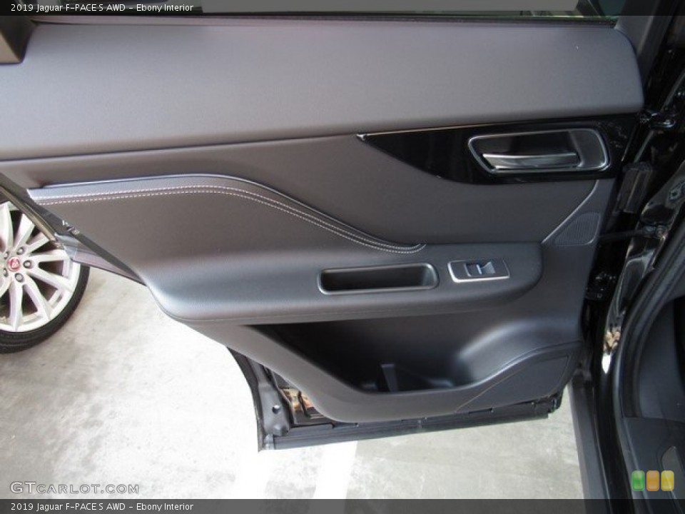 Ebony Interior Door Panel for the 2019 Jaguar F-PACE S AWD #129078033