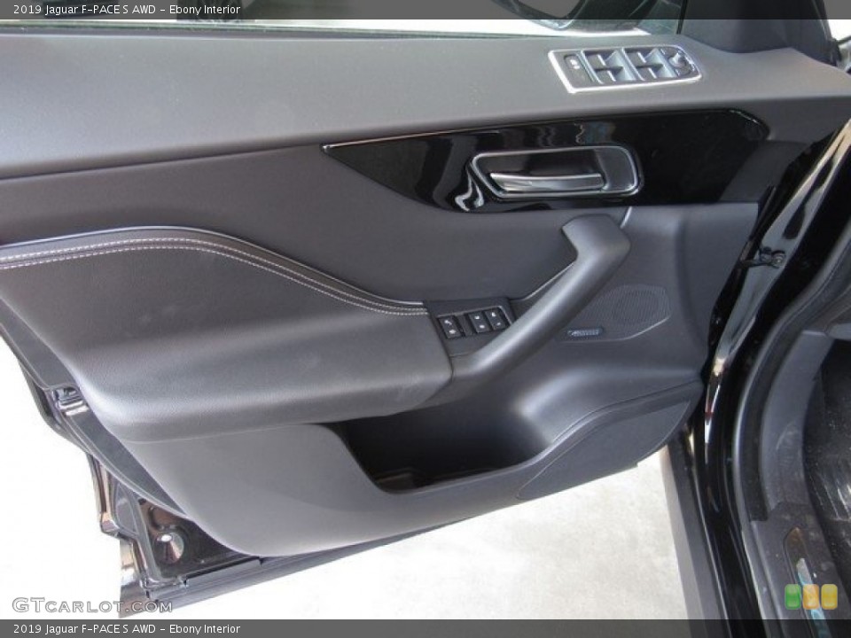 Ebony Interior Door Panel for the 2019 Jaguar F-PACE S AWD #129078057