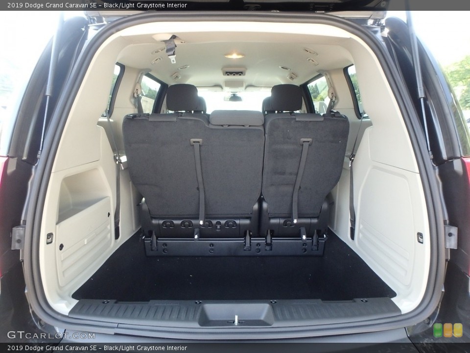 Black/Light Graystone Interior Trunk for the 2019 Dodge Grand Caravan SE #129080598