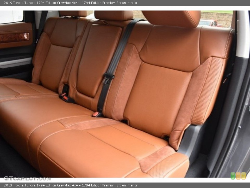 1794 Edition Premium Brown Interior Rear Seat for the 2019 Toyota Tundra 1794 Edition CrewMax 4x4 #129086793
