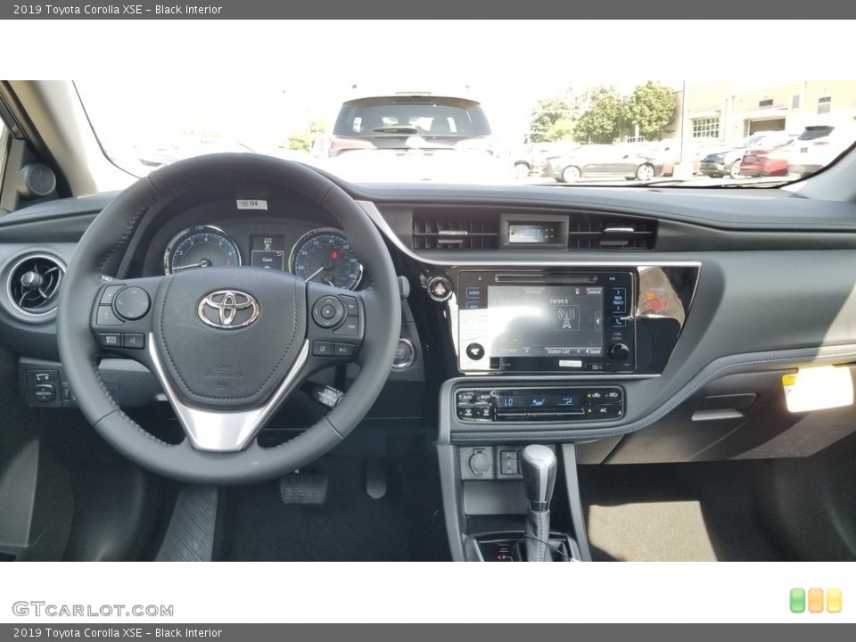 Black Interior Dashboard for the 2019 Toyota Corolla XSE #129086811