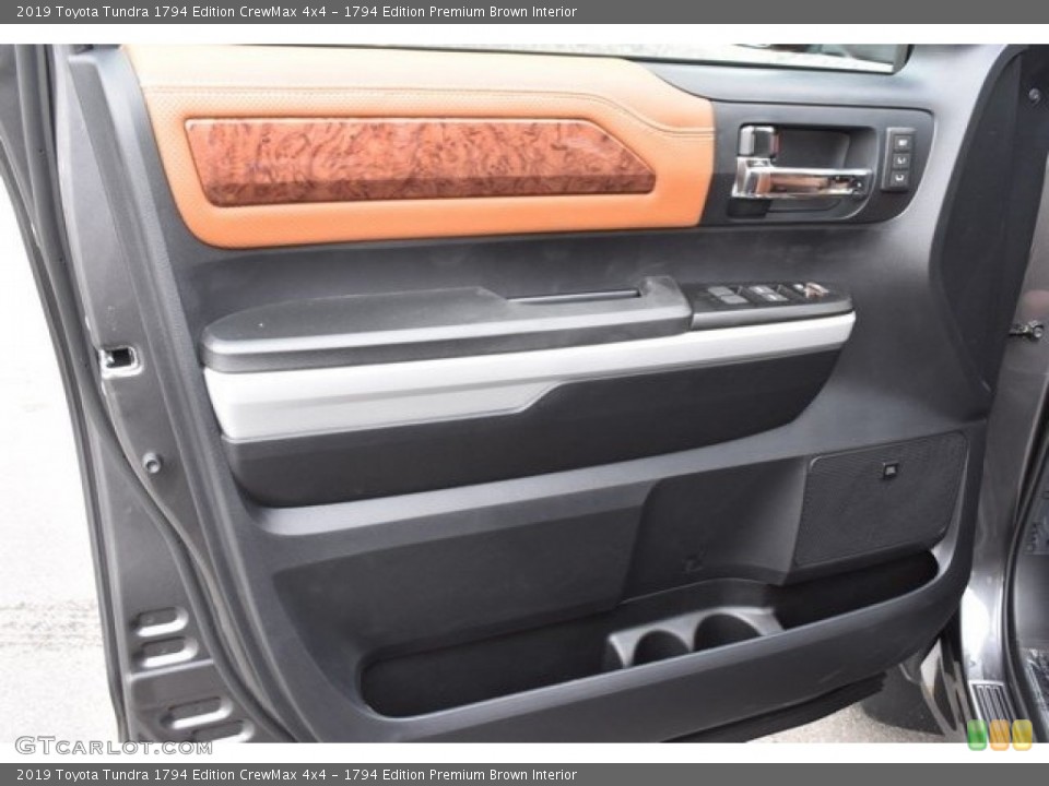 1794 Edition Premium Brown Interior Door Panel for the 2019 Toyota Tundra 1794 Edition CrewMax 4x4 #129086892