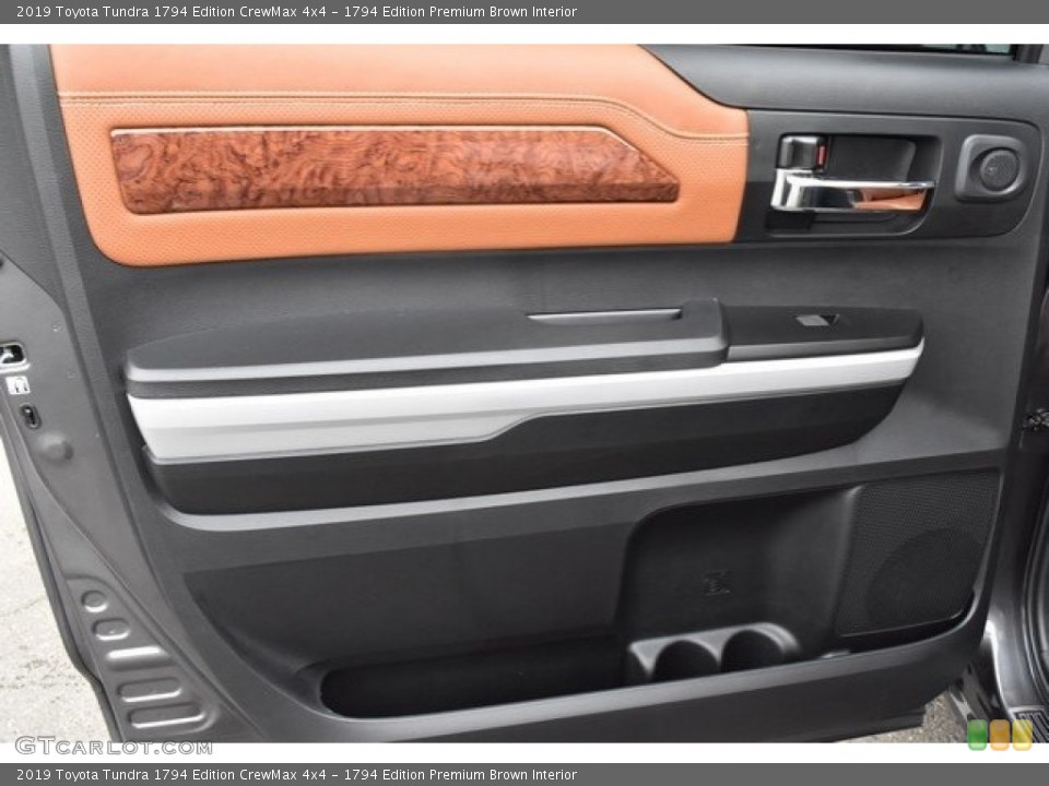 1794 Edition Premium Brown Interior Door Panel for the 2019 Toyota Tundra 1794 Edition CrewMax 4x4 #129086916