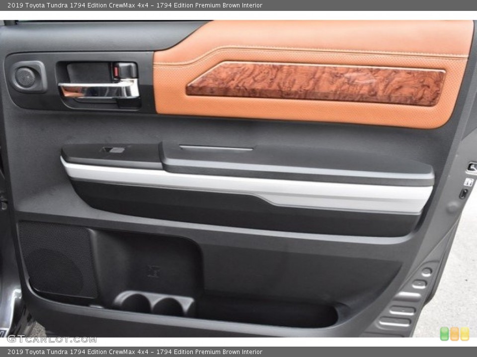 1794 Edition Premium Brown Interior Door Panel for the 2019 Toyota Tundra 1794 Edition CrewMax 4x4 #129086970