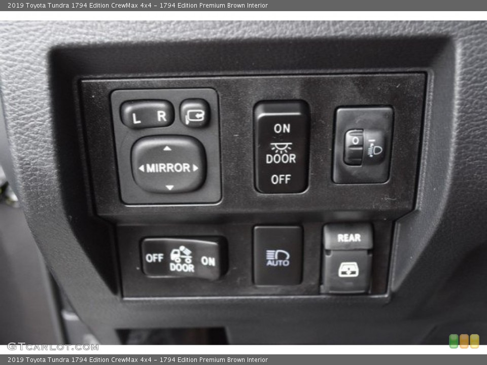 1794 Edition Premium Brown Interior Controls for the 2019 Toyota Tundra 1794 Edition CrewMax 4x4 #129087027