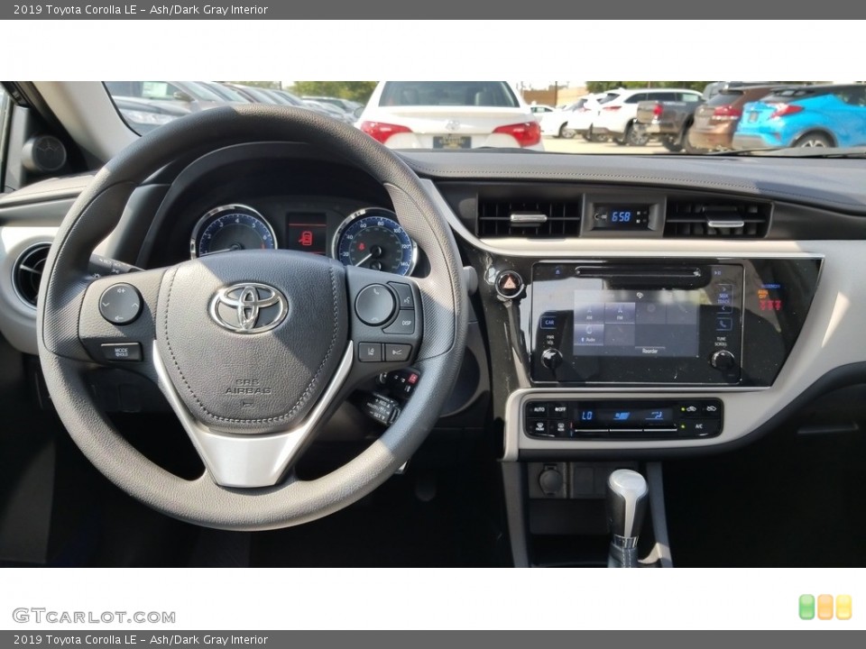 Ash/Dark Gray Interior Dashboard for the 2019 Toyota Corolla LE #129087032