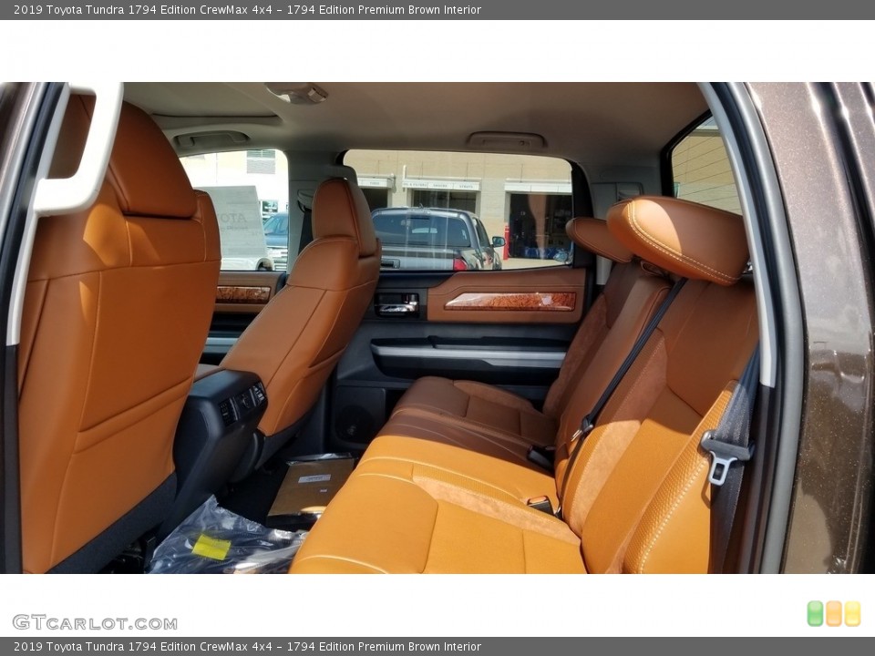 1794 Edition Premium Brown Interior Rear Seat for the 2019 Toyota Tundra 1794 Edition CrewMax 4x4 #129087351