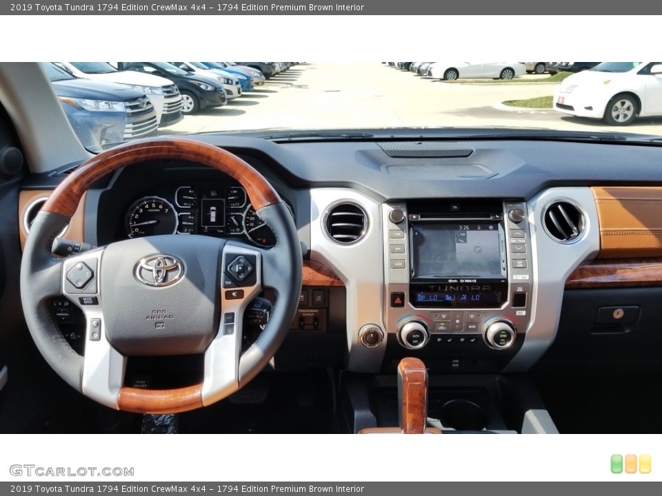 1794 Edition Premium Brown Interior Dashboard for the 2019 Toyota Tundra 1794 Edition CrewMax 4x4 #129087381