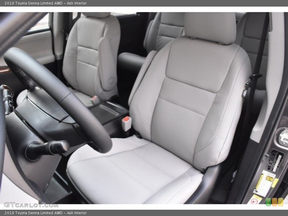 Ash Interior Front Seat for the 2019 Toyota Sienna Limited AWD #129087429