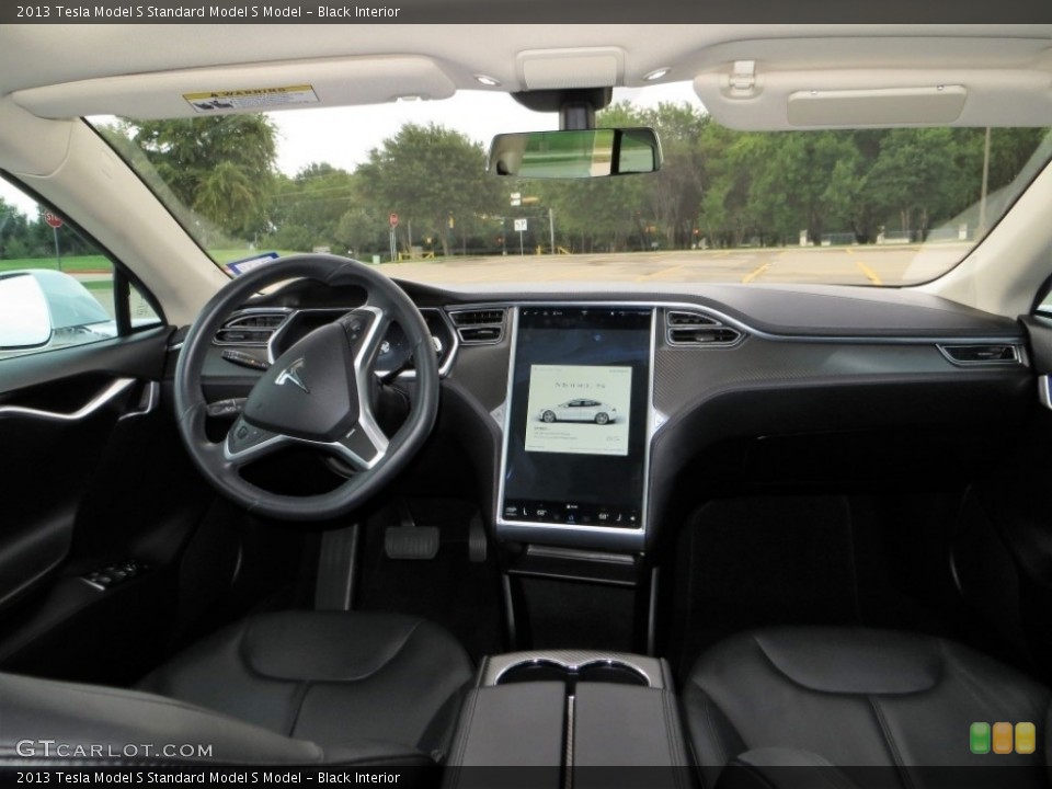 Black Interior Dashboard for the 2013 Tesla Model S  #129089271