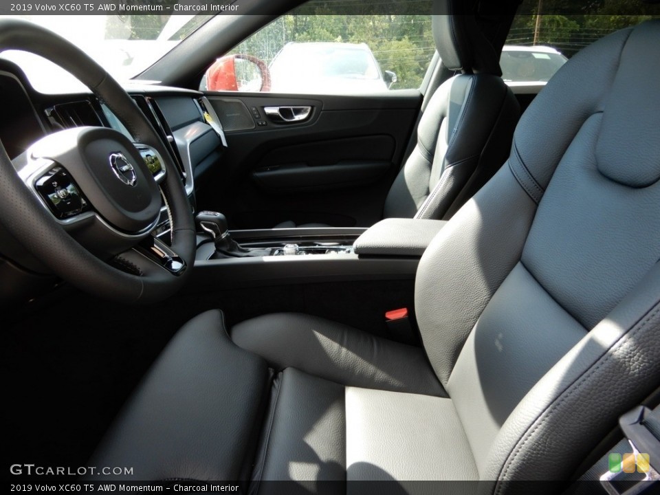 Charcoal Interior Front Seat for the 2019 Volvo XC60 T5 AWD Momentum #129094761