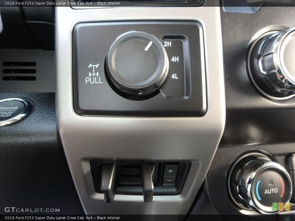 Black Interior Controls for the 2019 Ford F250 Super Duty Lariat Crew Cab 4x4 #129096465