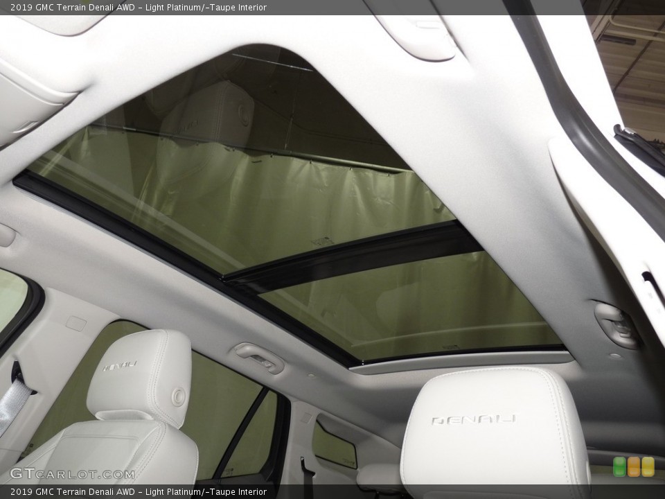 Light Platinum/­Taupe Interior Sunroof for the 2019 GMC Terrain Denali AWD #129097116