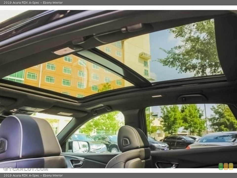 Ebony Interior Sunroof for the 2019 Acura RDX A-Spec #129102015