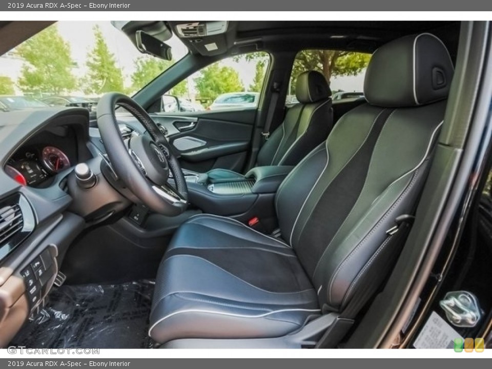Ebony Interior Front Seat for the 2019 Acura RDX A-Spec #129102055
