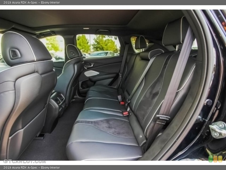 Ebony Interior Rear Seat for the 2019 Acura RDX A-Spec #129102096