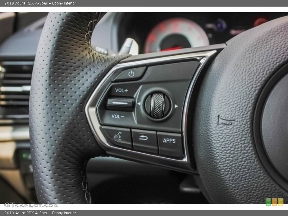 Ebony Interior Steering Wheel for the 2019 Acura RDX A-Spec #129102429