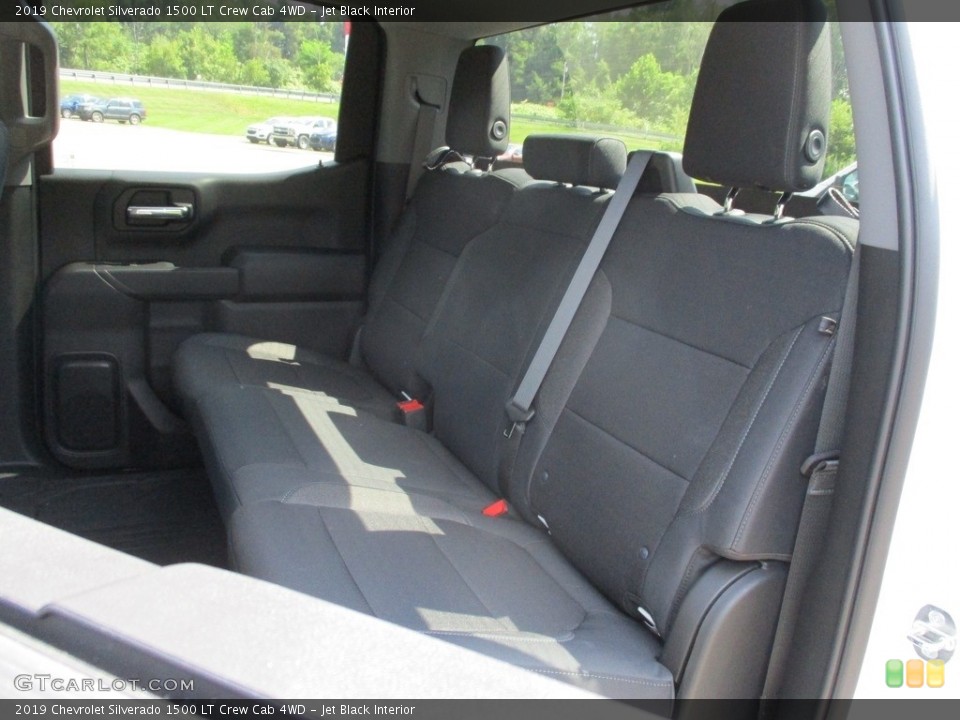 Jet Black Interior Rear Seat for the 2019 Chevrolet Silverado 1500 LT Crew Cab 4WD #129103845