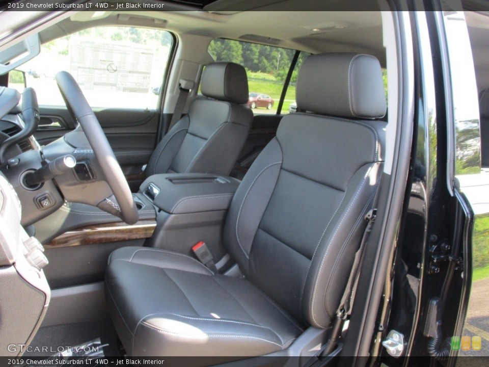 Jet Black Interior Front Seat for the 2019 Chevrolet Suburban LT 4WD #129105054