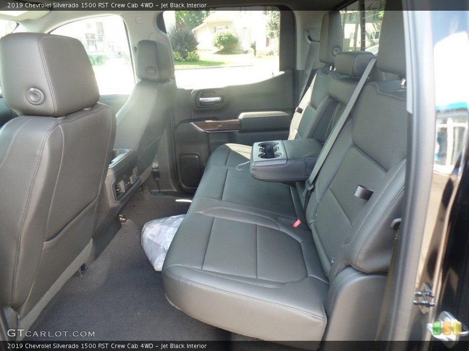 Jet Black Interior Rear Seat for the 2019 Chevrolet Silverado 1500 RST Crew Cab 4WD #129112746