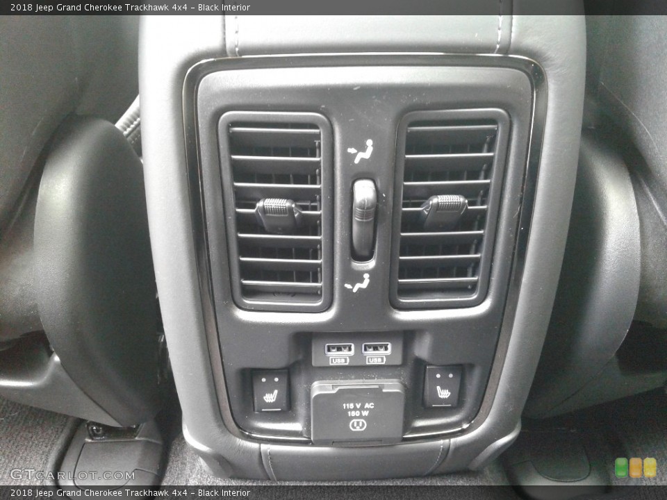 Black Interior Controls for the 2018 Jeep Grand Cherokee Trackhawk 4x4 #129123863