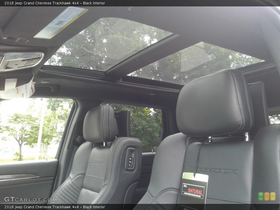 Black Interior Sunroof for the 2018 Jeep Grand Cherokee Trackhawk 4x4 #129124598