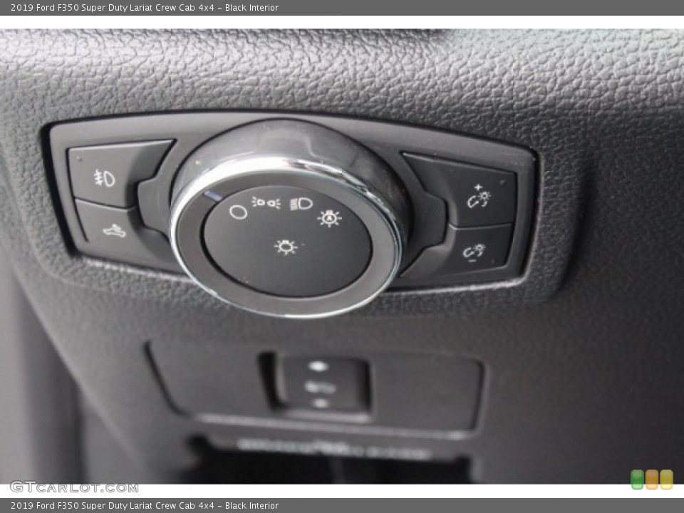 Black Interior Controls for the 2019 Ford F350 Super Duty Lariat Crew Cab 4x4 #129136271