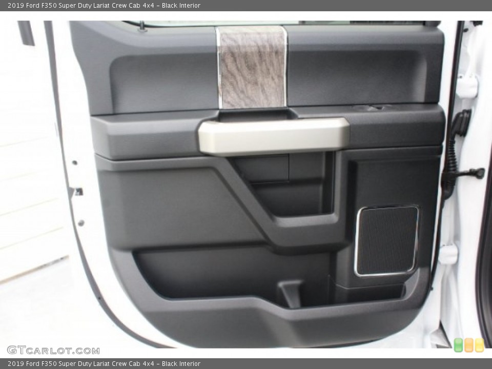 Black Interior Door Panel for the 2019 Ford F350 Super Duty Lariat Crew Cab 4x4 #129136283