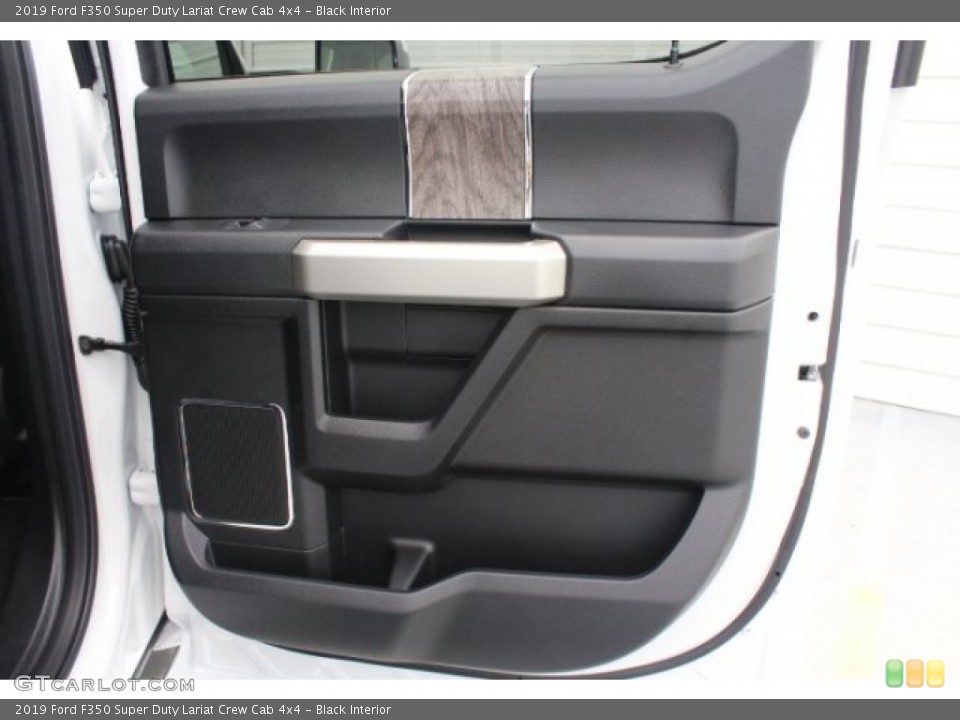 Black Interior Door Panel for the 2019 Ford F350 Super Duty Lariat Crew Cab 4x4 #129136364