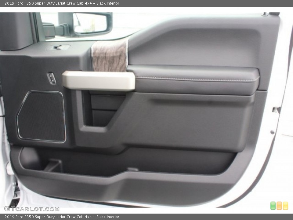 Black Interior Door Panel for the 2019 Ford F350 Super Duty Lariat Crew Cab 4x4 #129136391