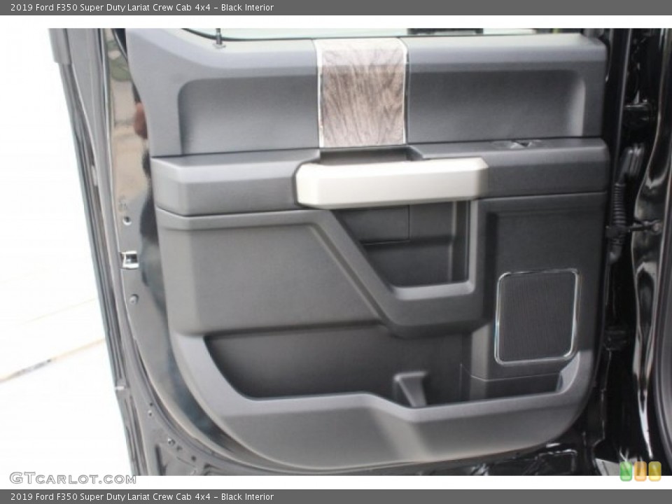 Black Interior Door Panel for the 2019 Ford F350 Super Duty Lariat Crew Cab 4x4 #129137924