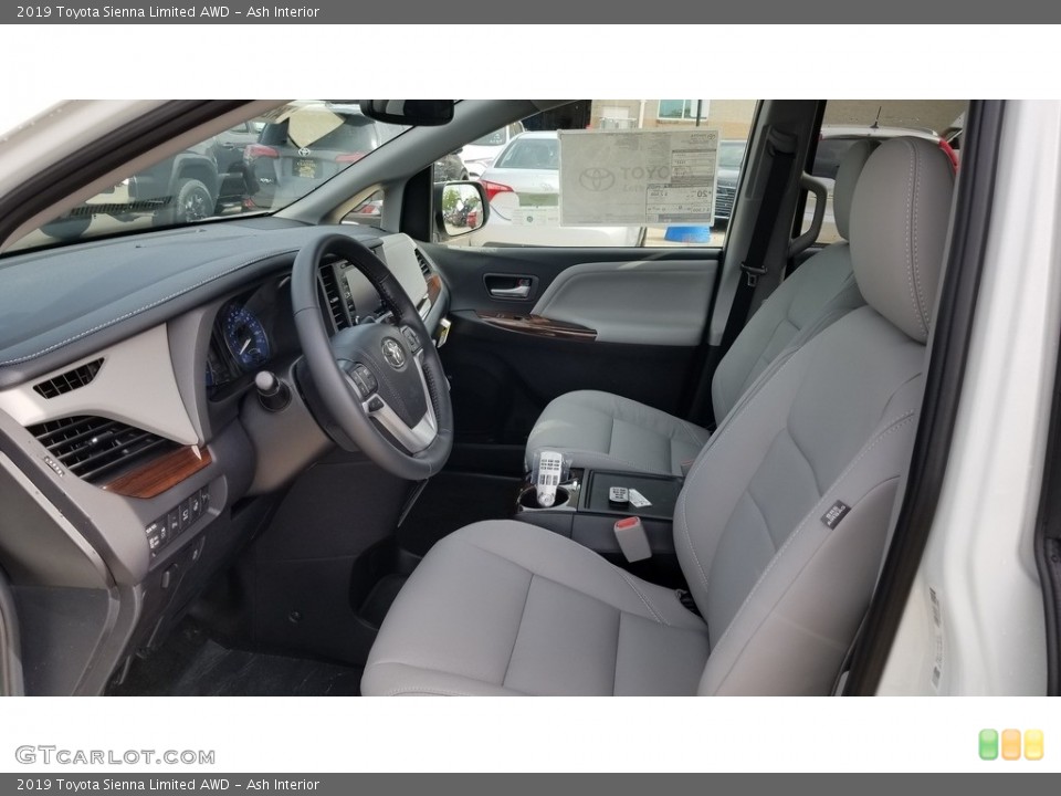 Ash Interior Front Seat for the 2019 Toyota Sienna Limited AWD #129138566