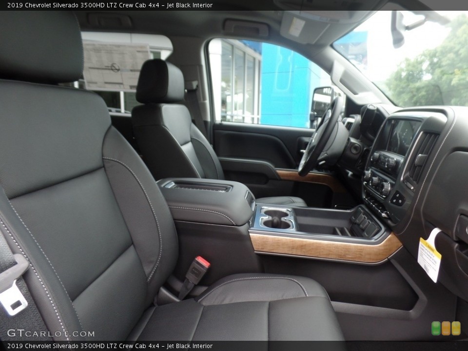 Jet Black Interior Front Seat for the 2019 Chevrolet Silverado 3500HD LTZ Crew Cab 4x4 #129139286