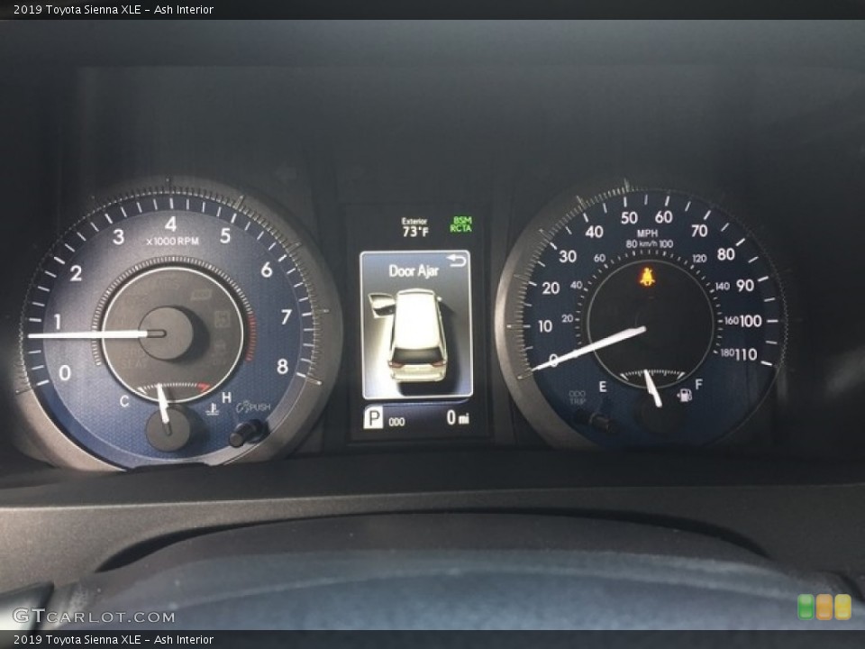 Ash Interior Gauges for the 2019 Toyota Sienna XLE #129139349