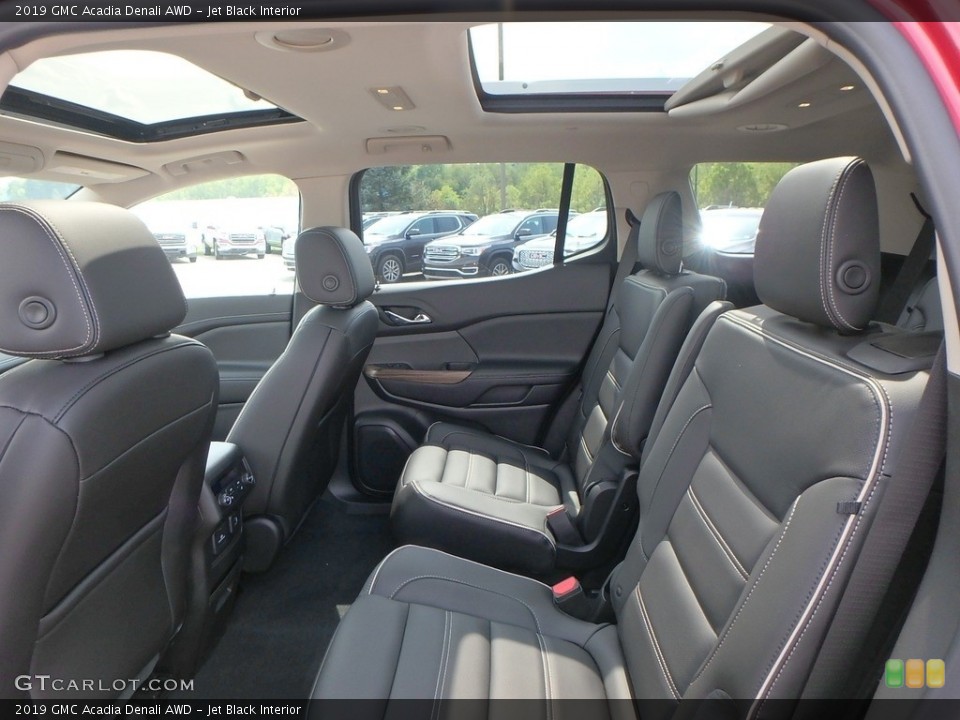 Jet Black Interior Rear Seat for the 2019 GMC Acadia Denali AWD #129148302