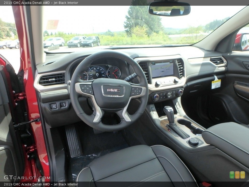 Jet Black Interior Photo for the 2019 GMC Acadia Denali AWD #129148359