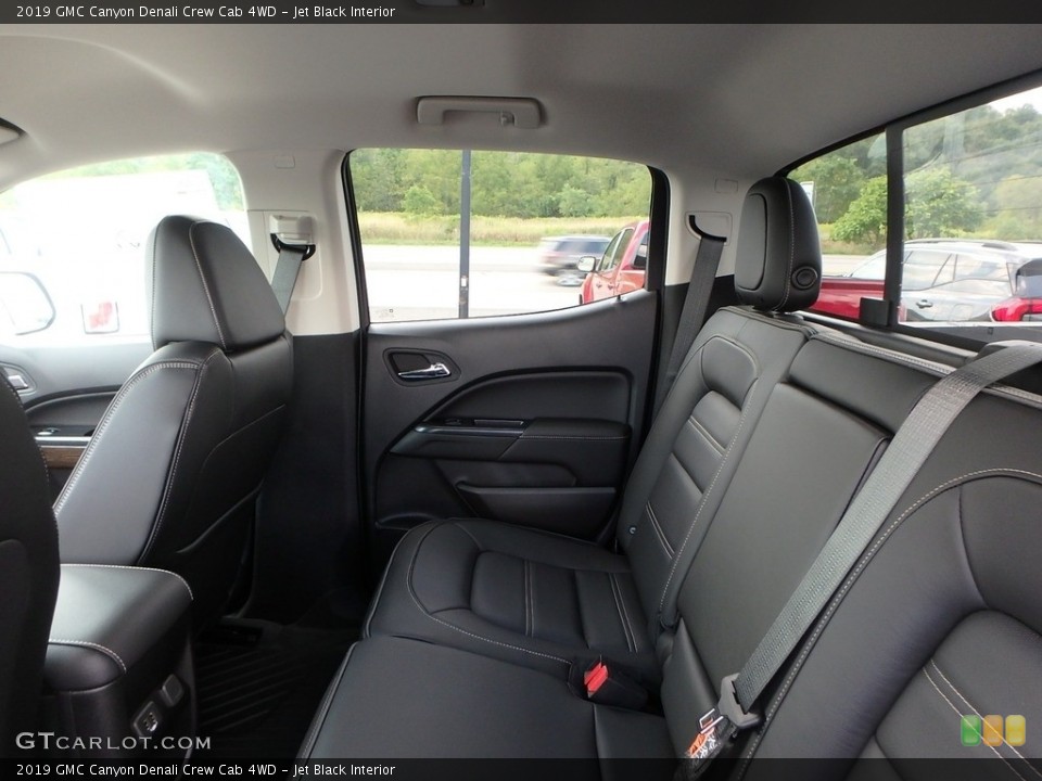 Jet Black Interior Rear Seat for the 2019 GMC Canyon Denali Crew Cab 4WD #129149301