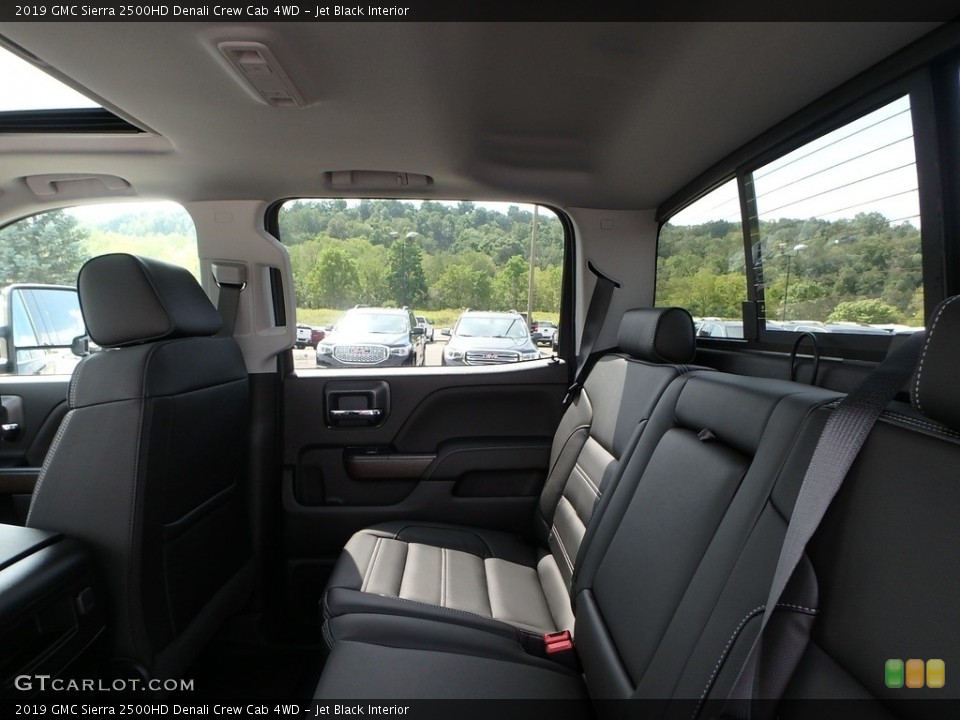 Jet Black Interior Rear Seat for the 2019 GMC Sierra 2500HD Denali Crew Cab 4WD #129149805
